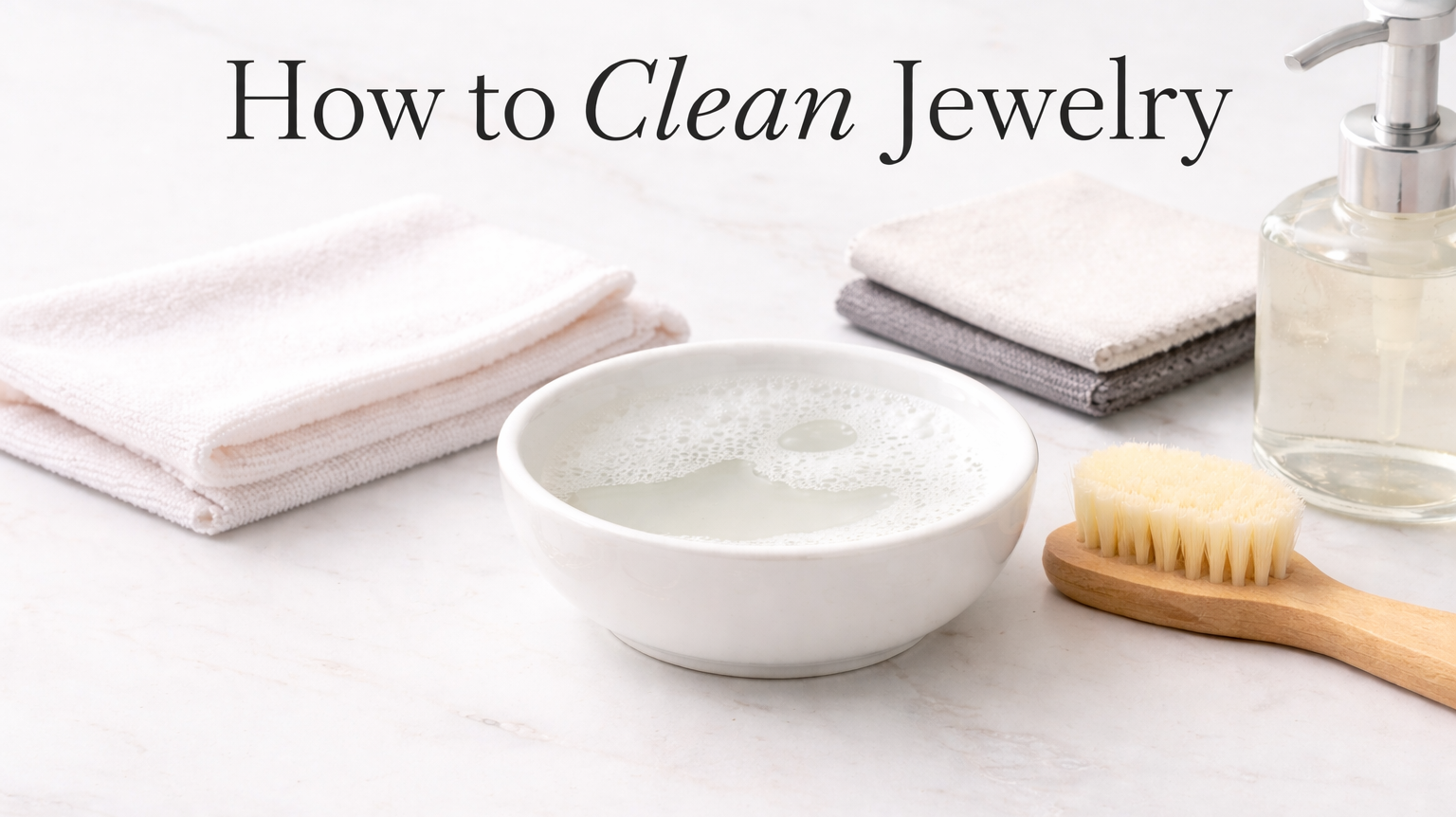 How to Clean Gold and Silver Jewelry (Rings, Pendants, Earrings, Chains)