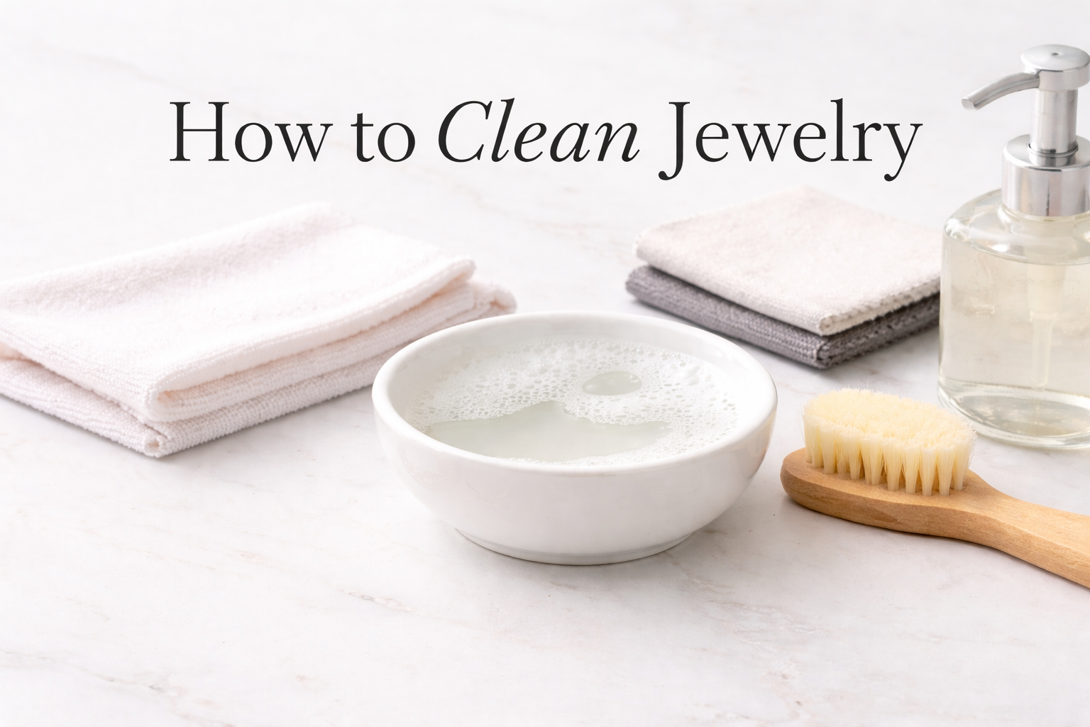 How to Clean Gold and Silver Jewelry (Rings, Pendants, Earrings, Chains)